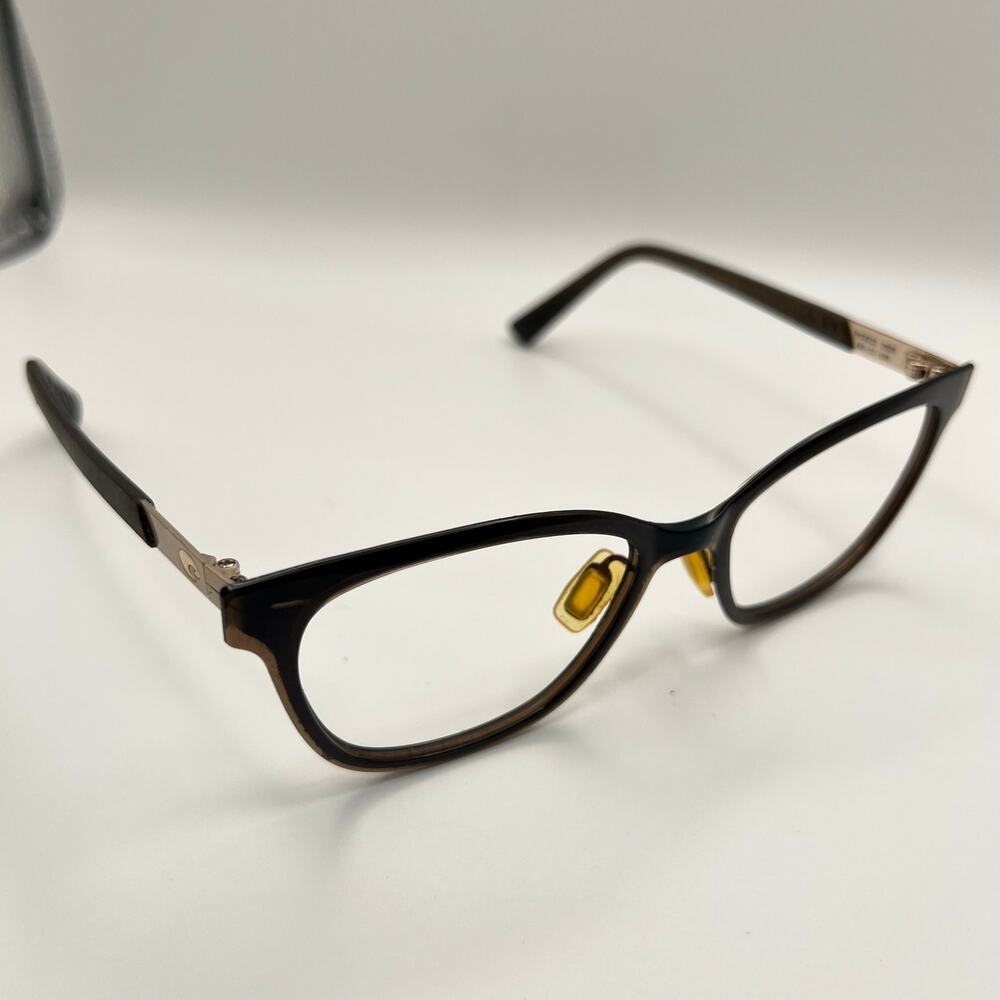 Costa Del Mar PCR310 258R Eyeglasses Light Brown Frames Only 52-17-135